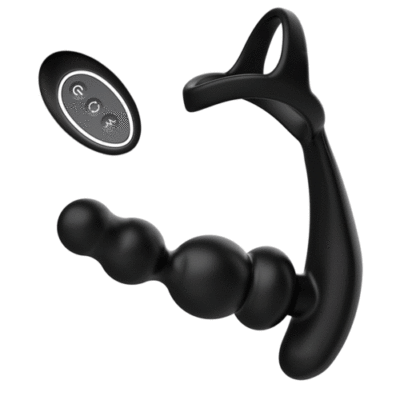 360° Rotating Prostate Massager with Upgraded Cock Ring For Men
