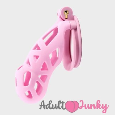 Cobra Maxi 6.0 Male Chastity Cock Cage-Pink