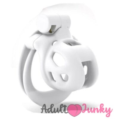 Micro Size protective Chastity cage Men -White