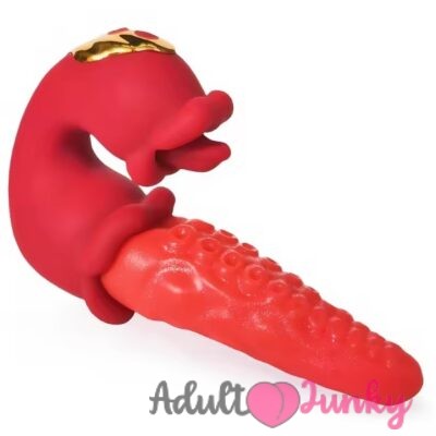 Octopus Dynamic Red Tongue Swing Tease – 10 Vibration Modes