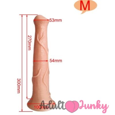 11.8 inches Medium Size Horse Dildo - Skin