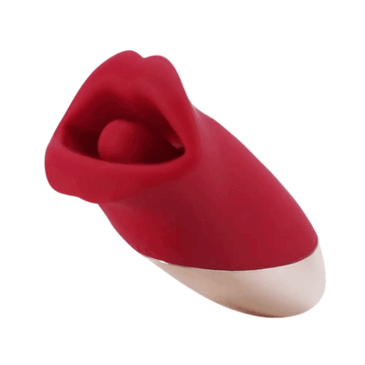 Sex Lip Strong Biting Tongue Licking Lifelike Oral Love Vibrator For Women