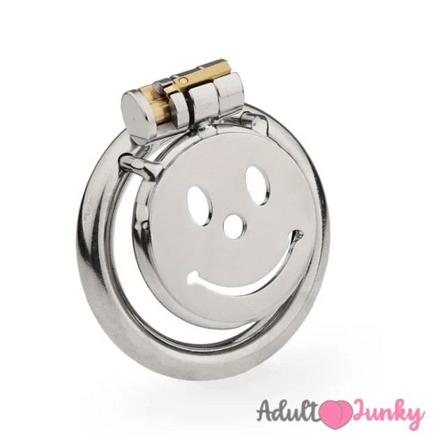 Smile Face Metal Steel Cage For Men